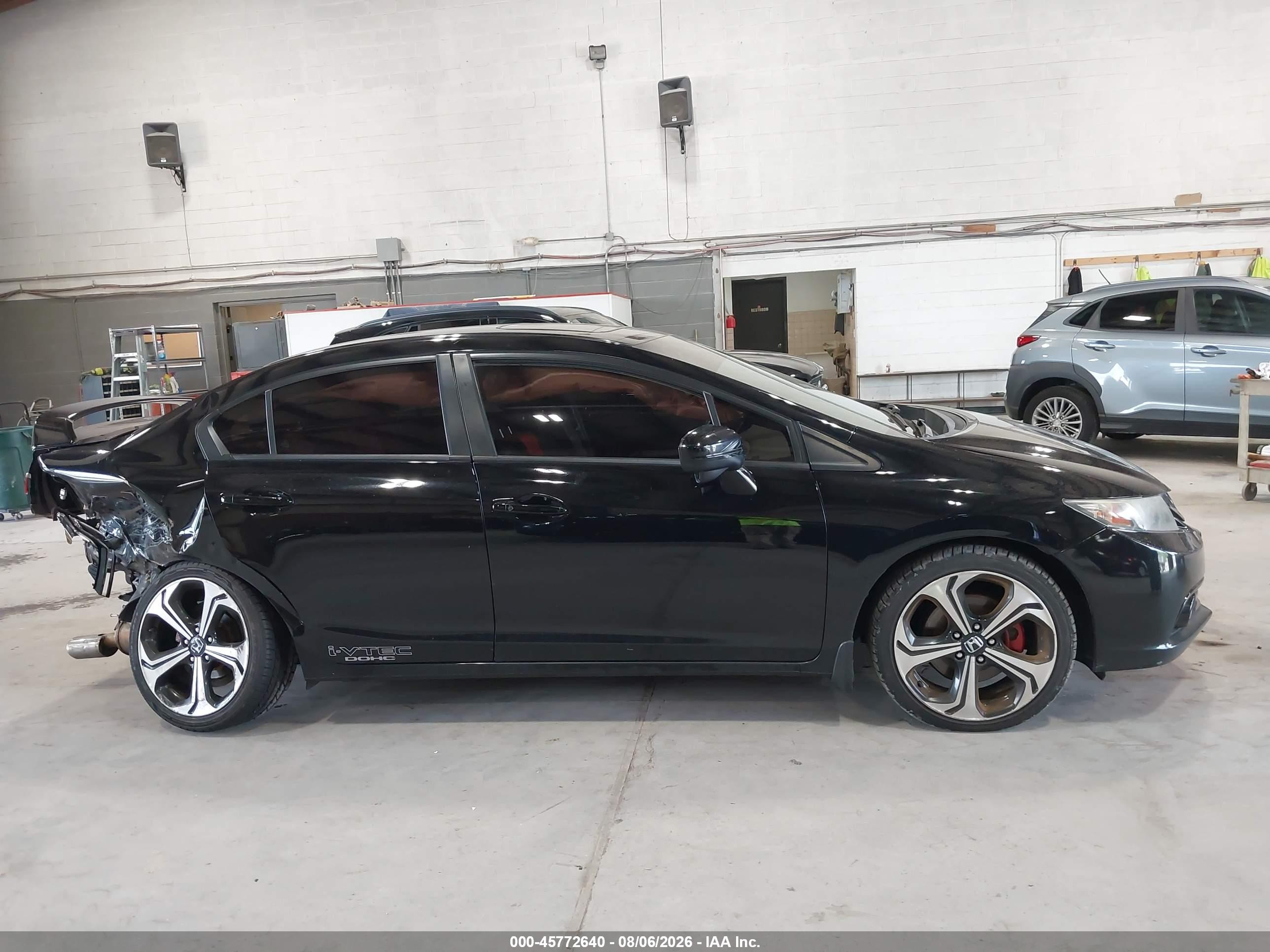 2015 Honda Civic Si Black vin: 2HGFB6E50FH709271
