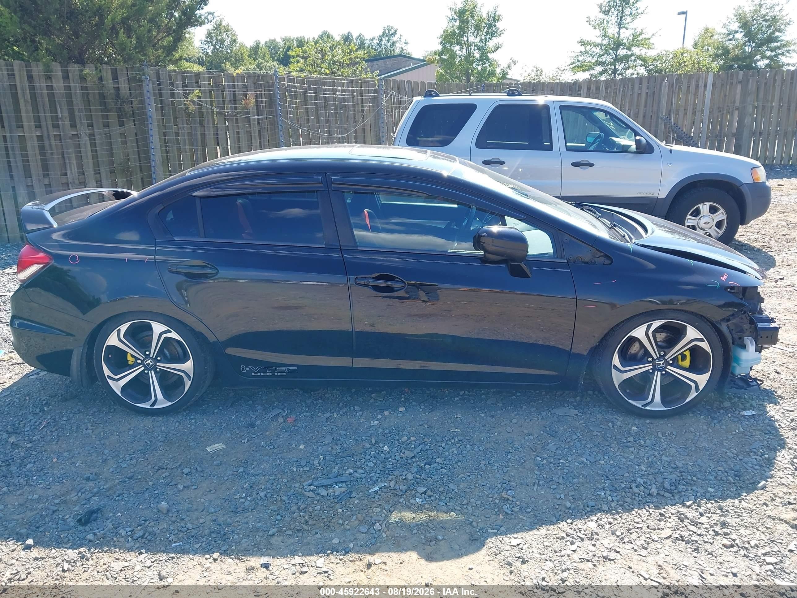 2015 Honda Civic Si Blue vin: 2HGFB6E50FH710291