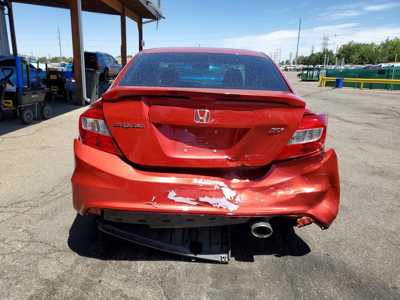 2012 Honda Civic Si Красный vin: 2HGFB6E51CH705144