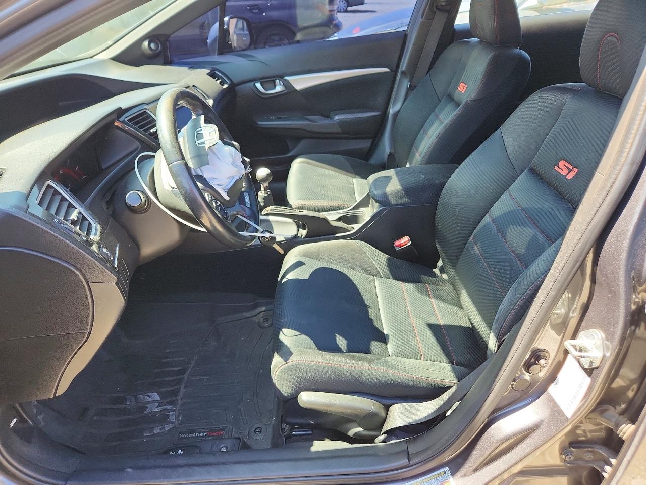 2013 Honda Civic Si Charcoal vin: 2HGFB6E51DH703850