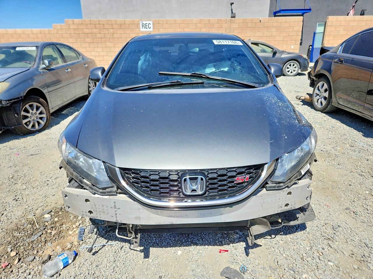 2013 Honda Civic Si Charcoal vin: 2HGFB6E51DH703850