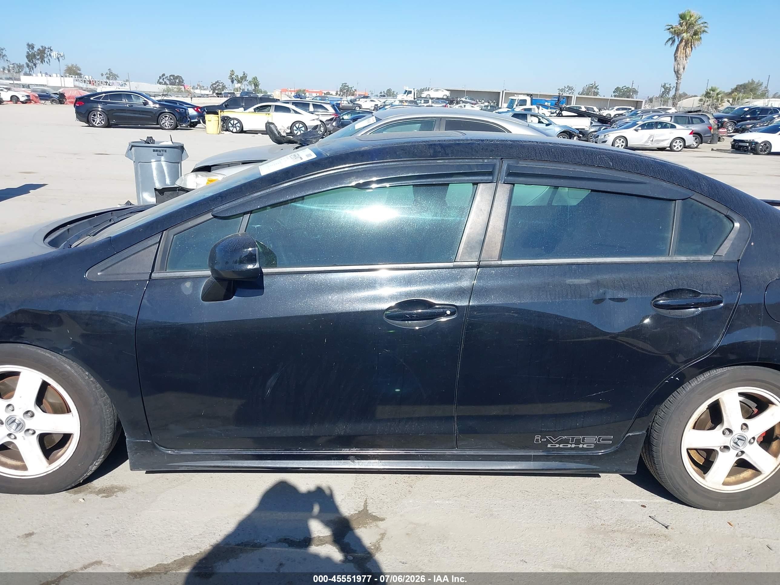 2013 Honda Civic Si Черный vin: 2HGFB6E51DH705839