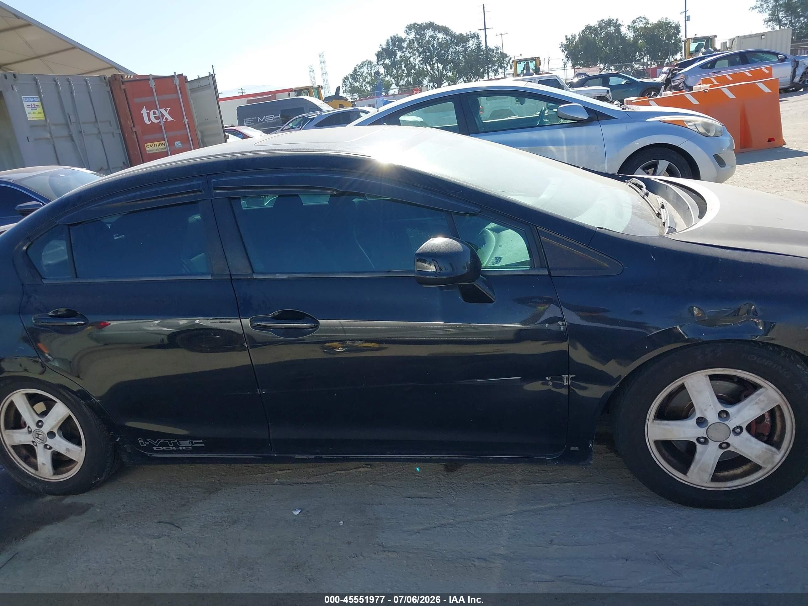 2013 Honda Civic Si Черный vin: 2HGFB6E51DH705839