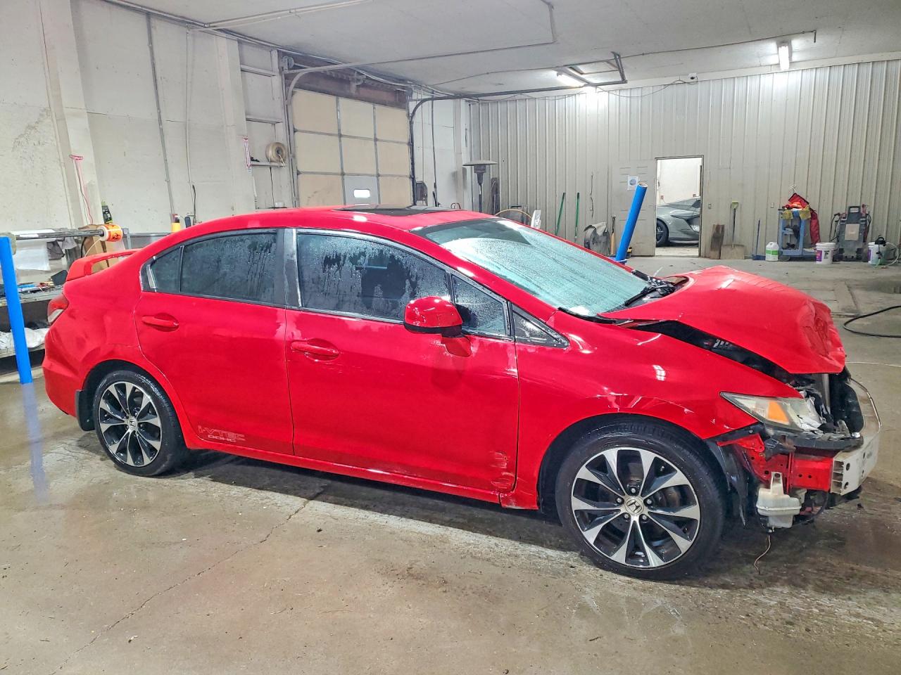 2013 Honda Civic Si Red vin: 2HGFB6E51DH708711