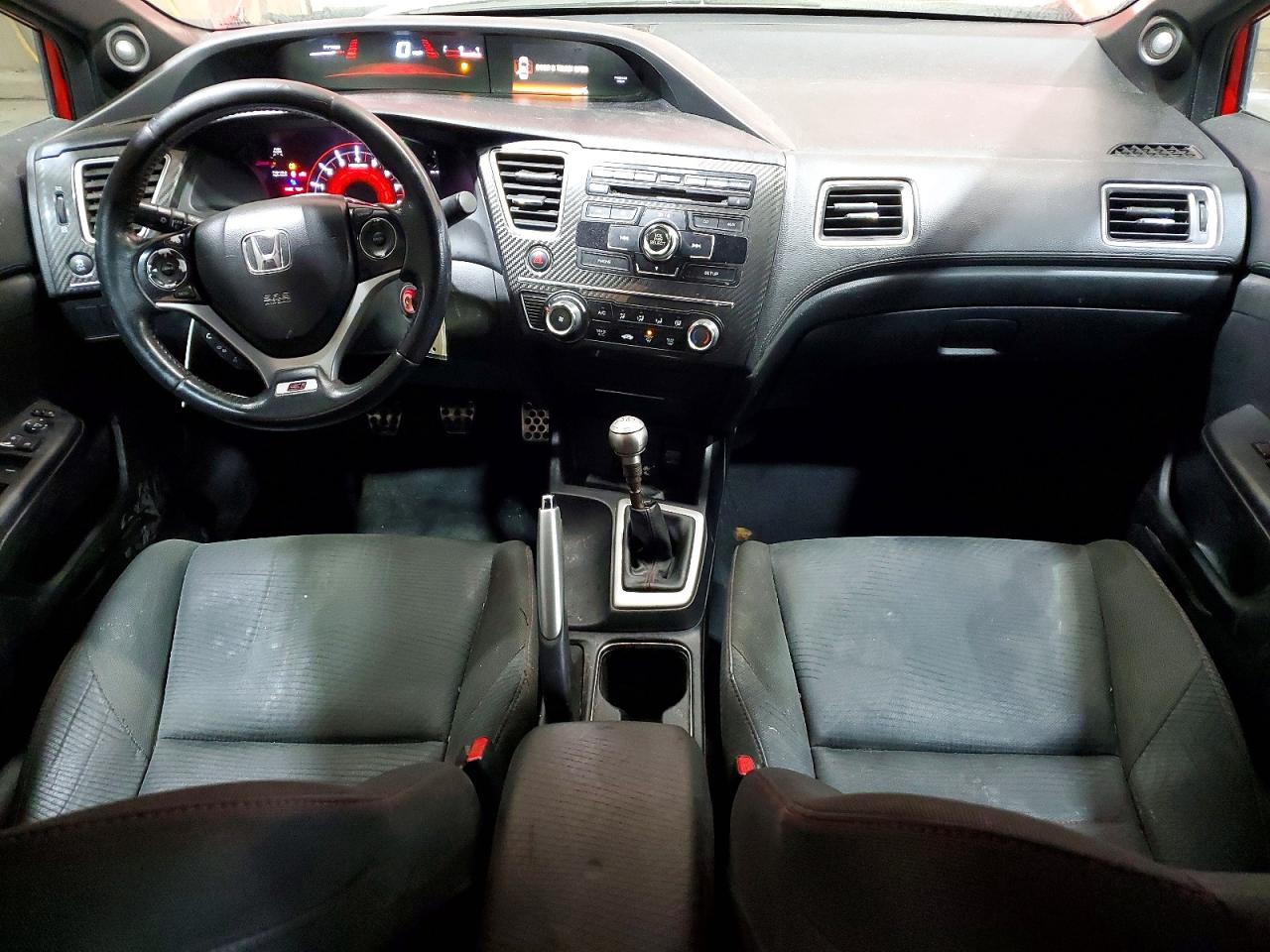 2013 Honda Civic Si Red vin: 2HGFB6E51DH708711