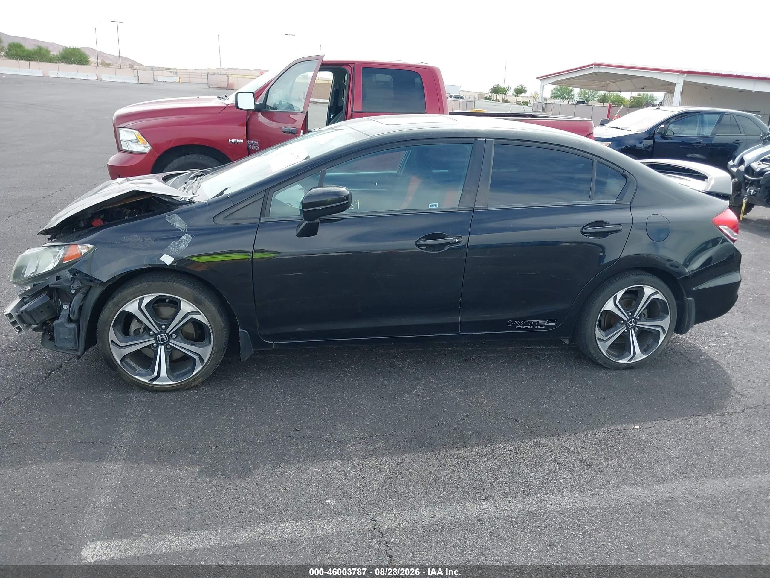2015 Honda Civic Si Black vin: 2HGFB6E51FH701129
