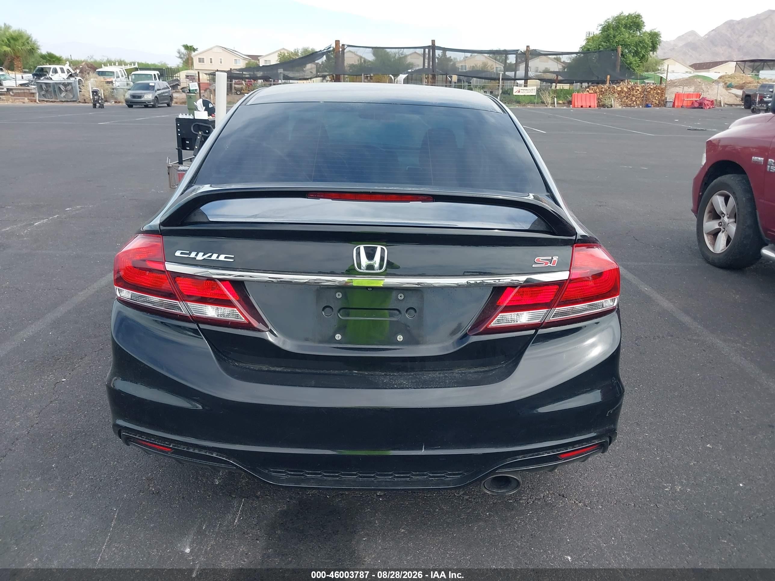 2015 Honda Civic Si Black vin: 2HGFB6E51FH701129