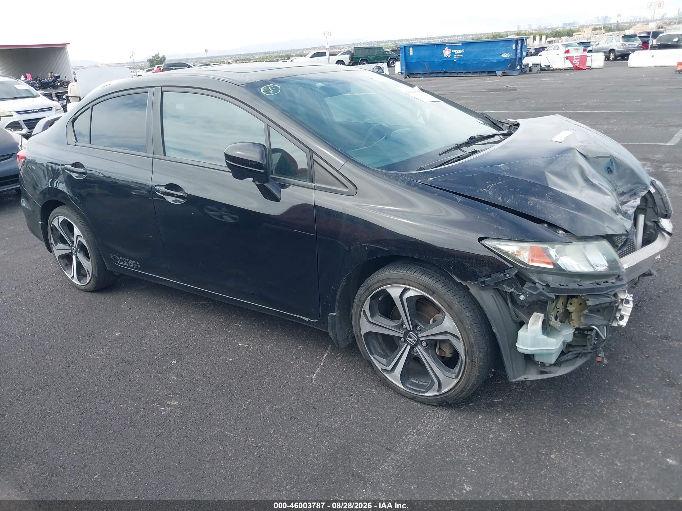 2015 Honda Civic Si Black vin: 2HGFB6E51FH701129