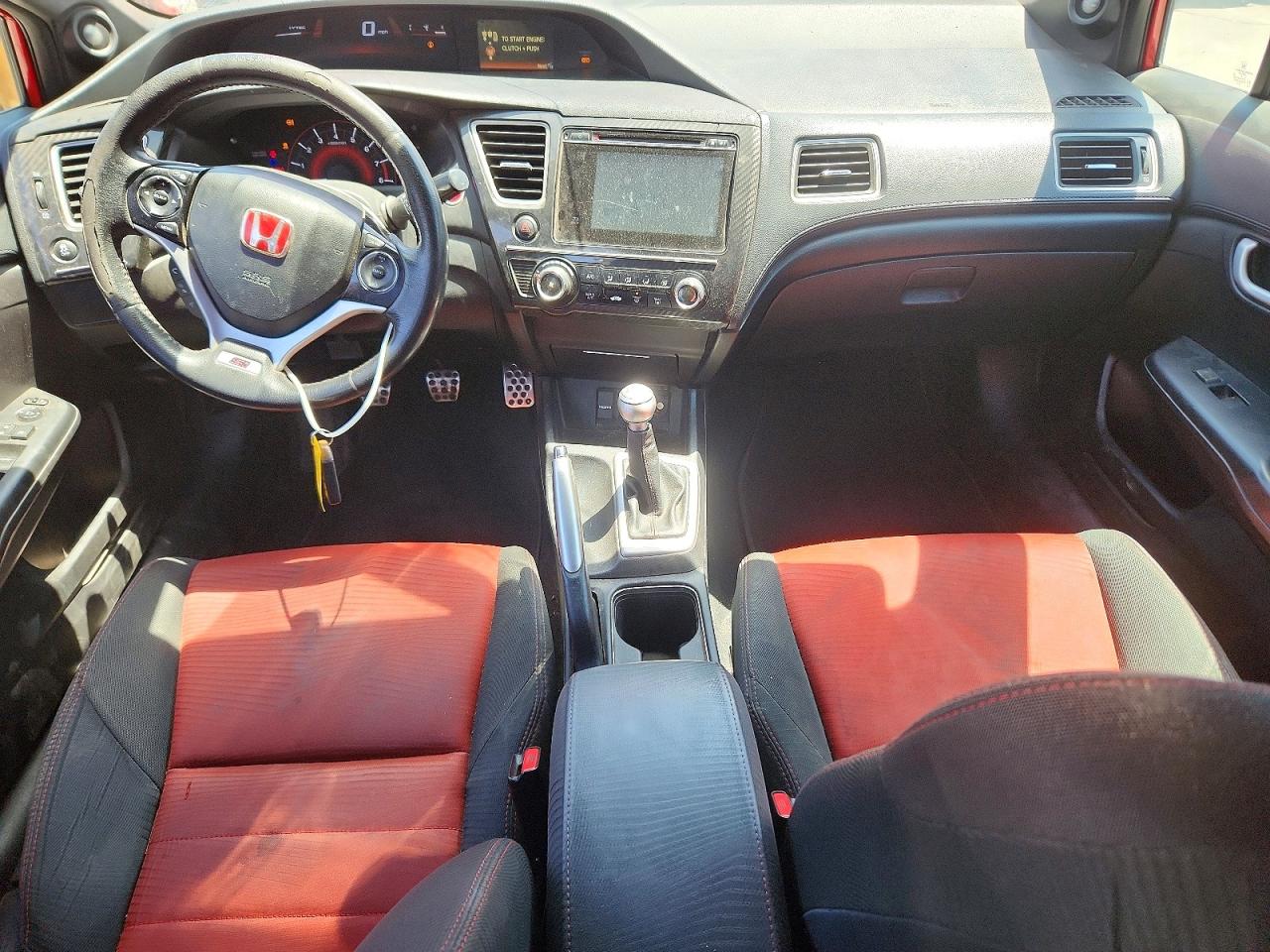 2015 Honda Civic Si Red vin: 2HGFB6E51FH701924