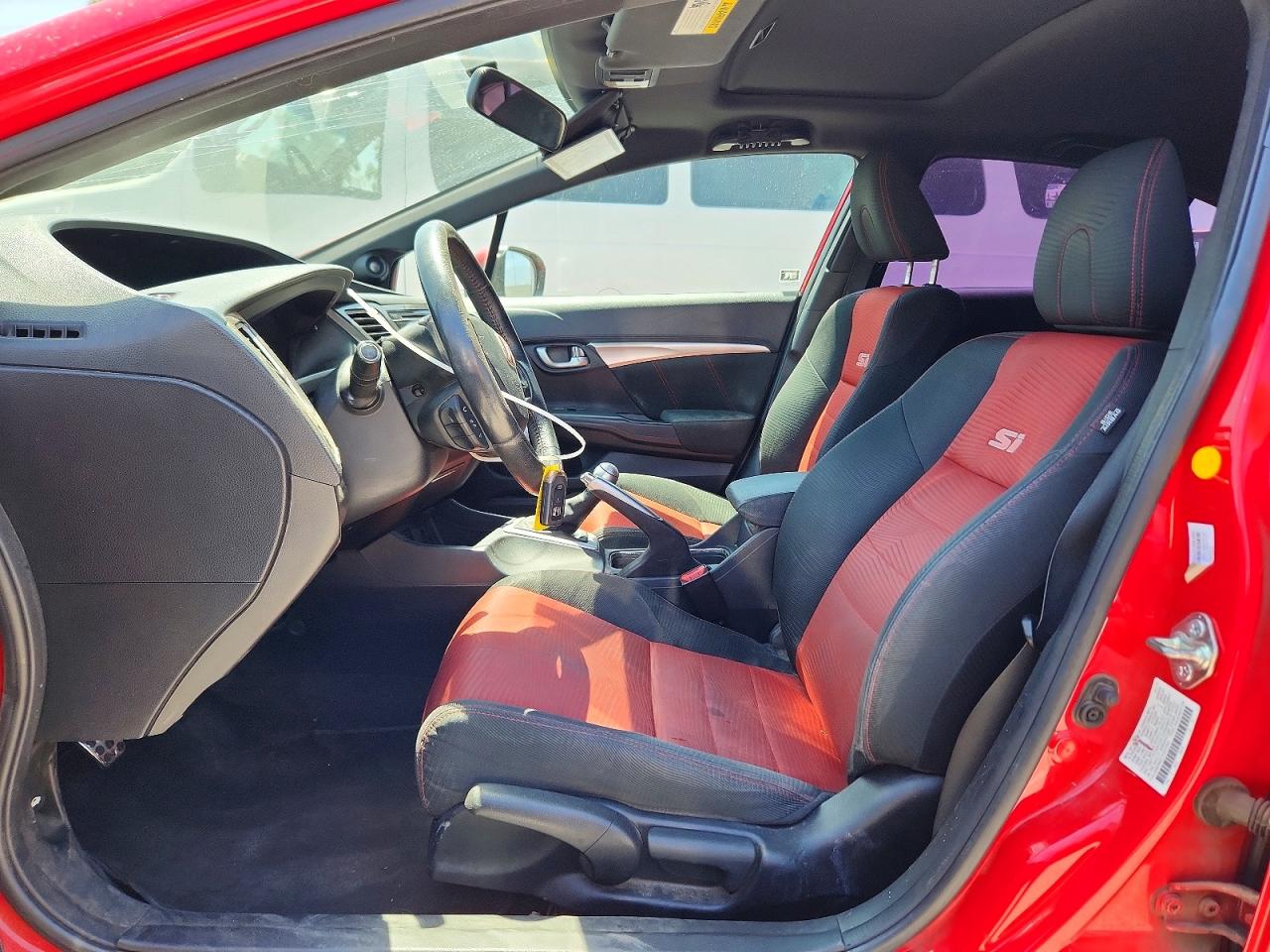 2015 Honda Civic Si Red vin: 2HGFB6E51FH701924
