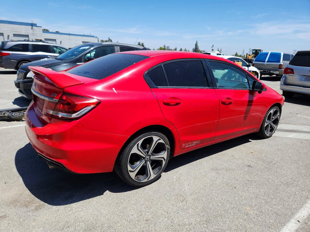 2015 Honda Civic Si Red vin: 2HGFB6E51FH701924