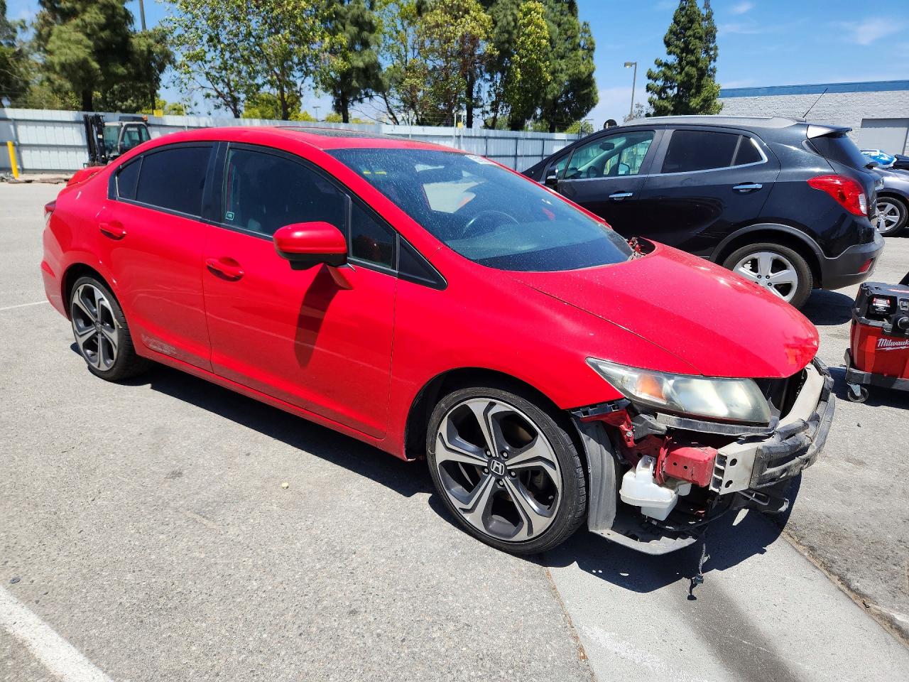 2015 Honda Civic Si Red vin: 2HGFB6E51FH701924