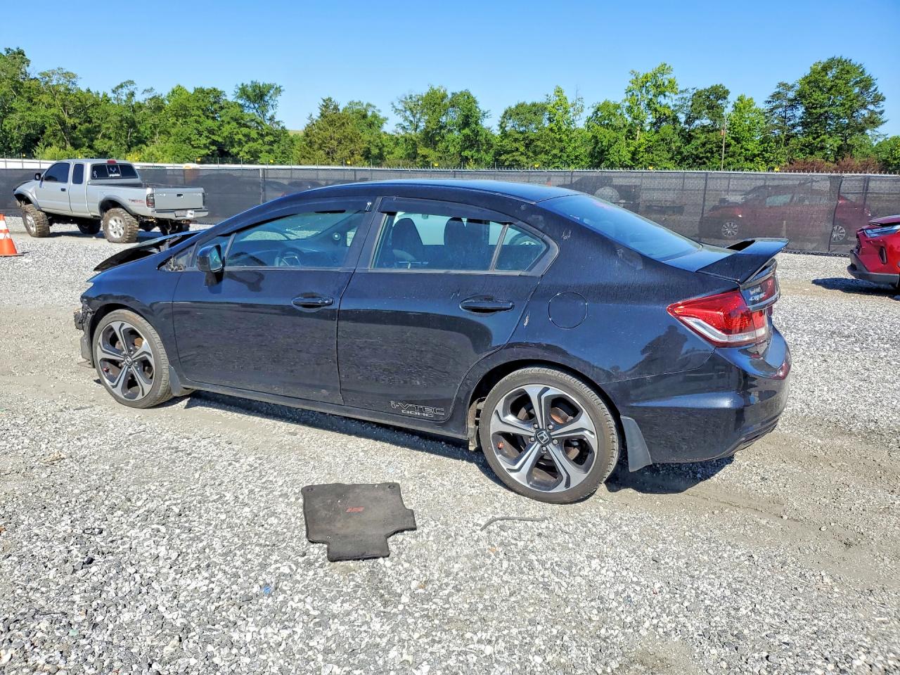 2015 Honda Civic Si Black vin: 2HGFB6E51FH703043