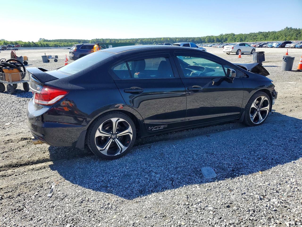 2015 Honda Civic Si Black vin: 2HGFB6E51FH703043