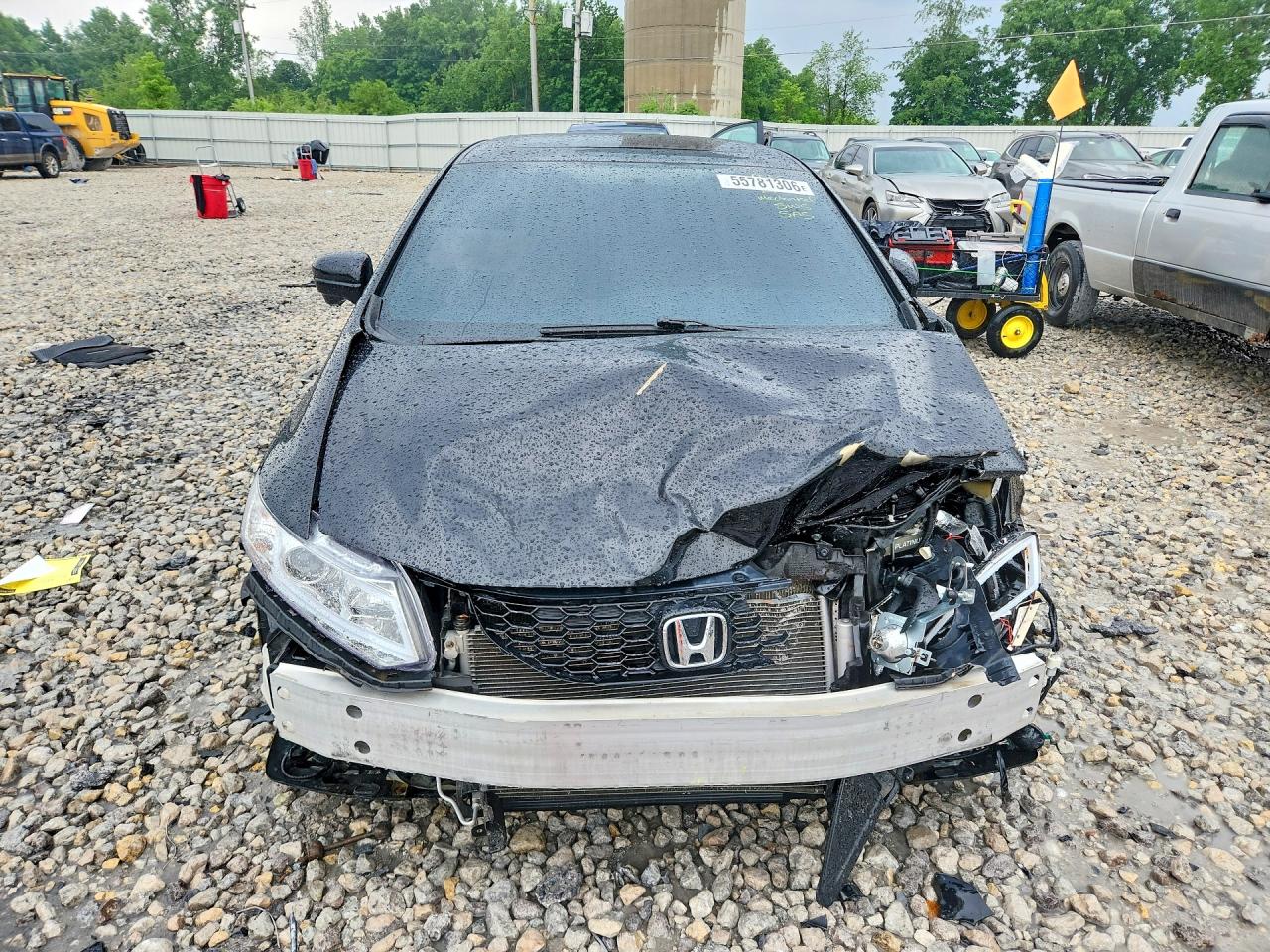 2015 Honda Civic Si Black vin: 2HGFB6E51FH704564