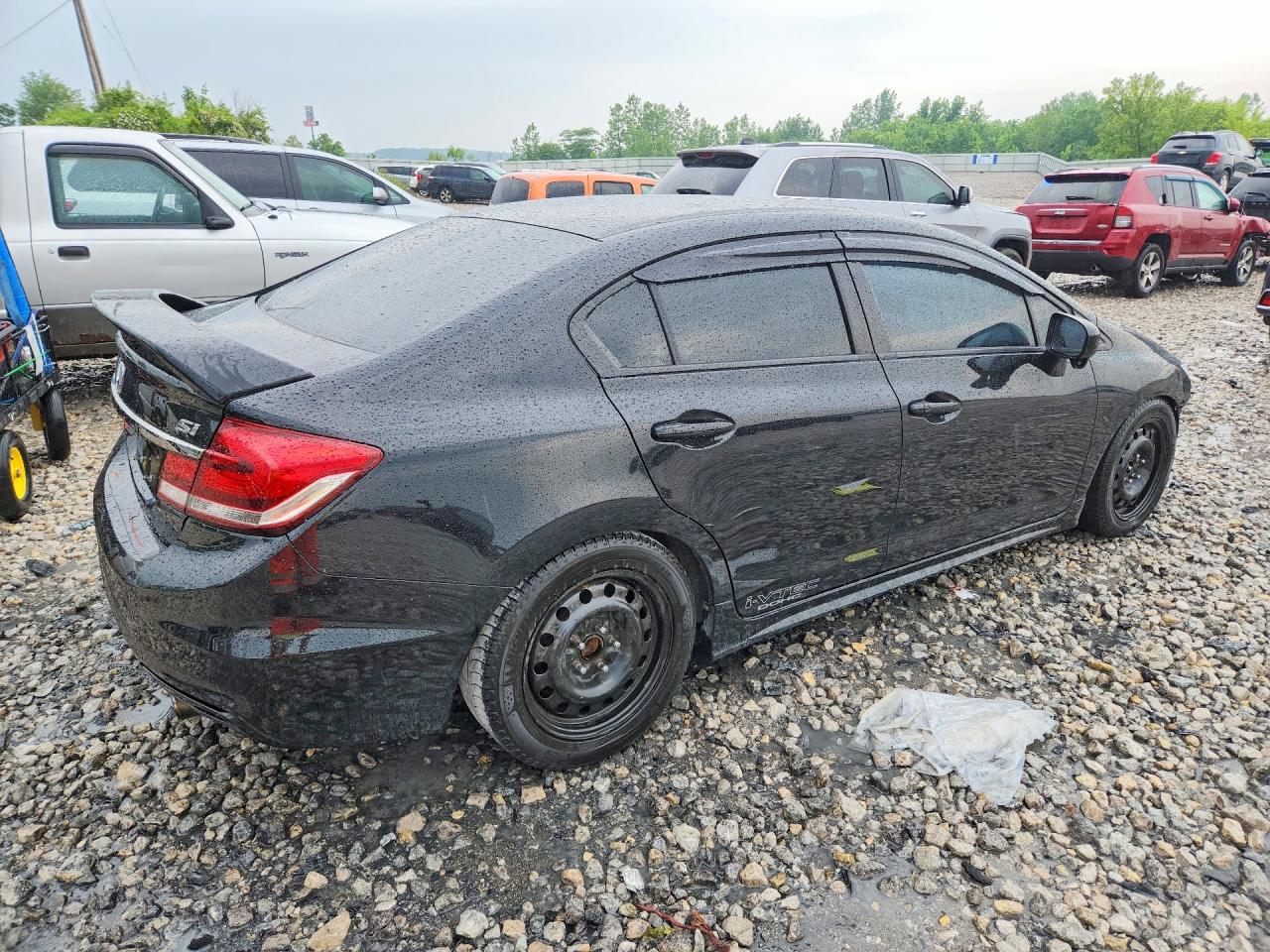 2015 Honda Civic Si Black vin: 2HGFB6E51FH704564