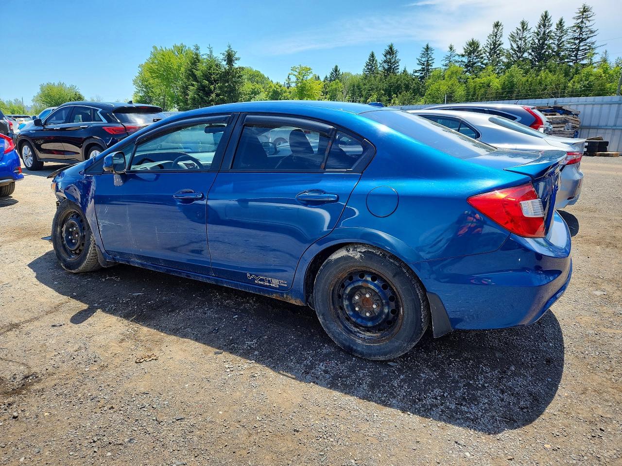 2012 Honda Civic Si Blue vin: 2HGFB6E52CH200598