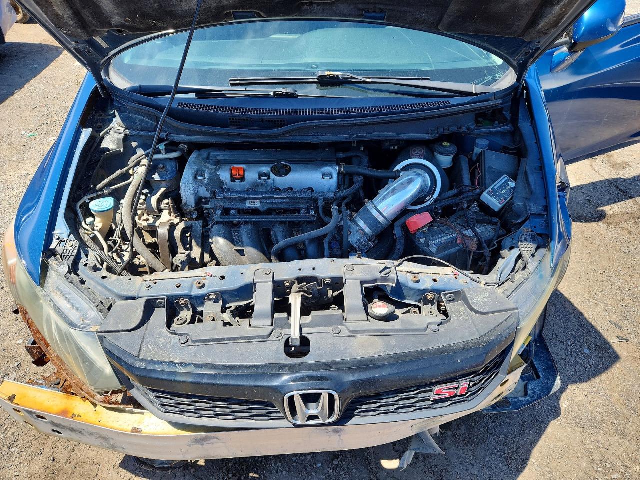 2012 Honda Civic Si Blue vin: 2HGFB6E52CH200598