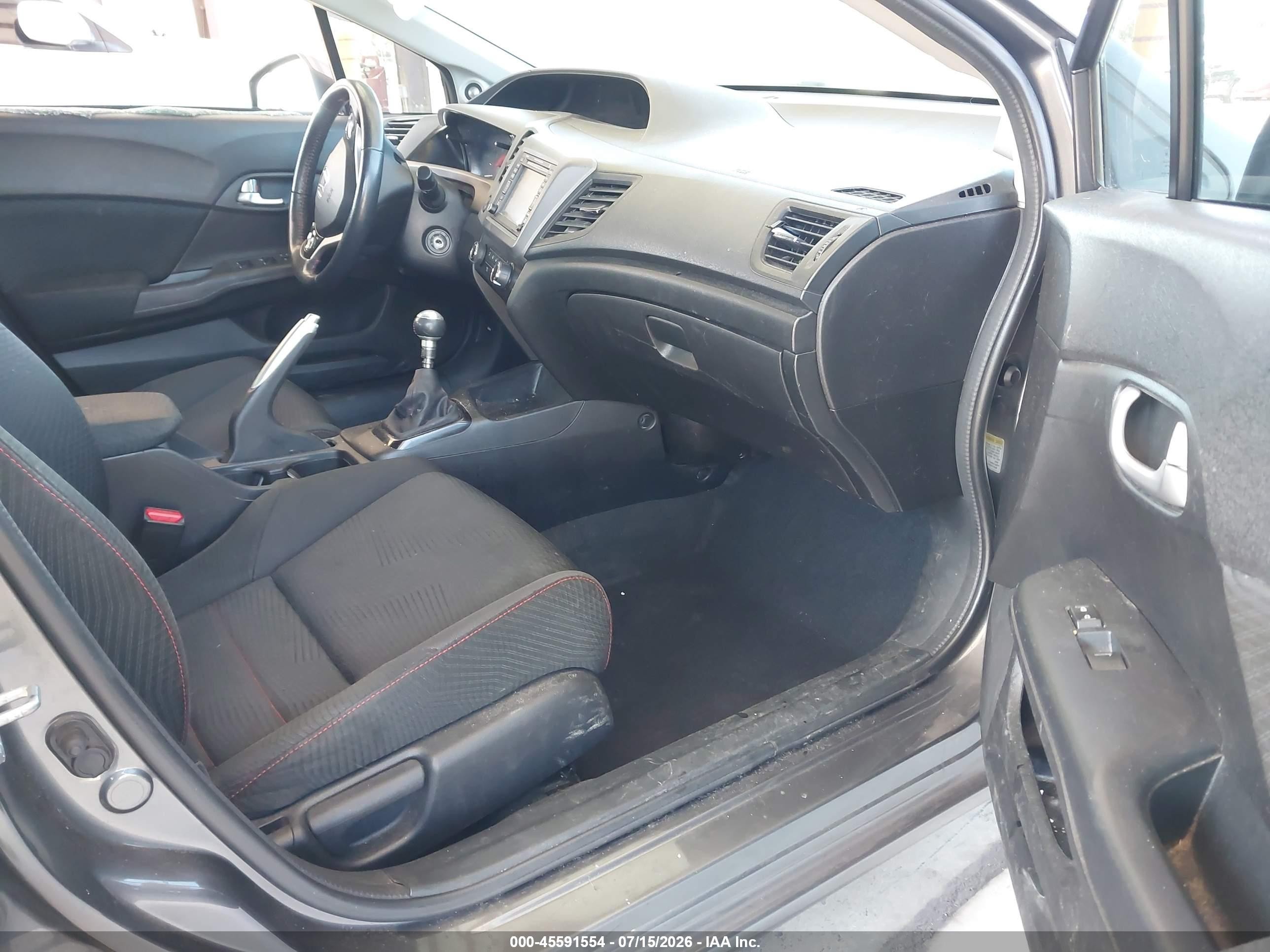 2012 Honda Civic Si Gray vin: 2HGFB6E52CH705363