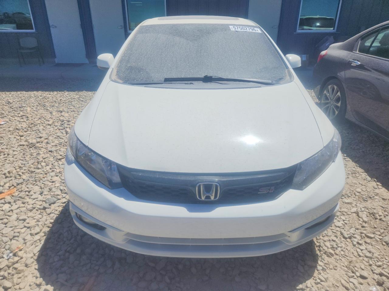2012 Honda Civic Si White vin: 2HGFB6E52CH705590