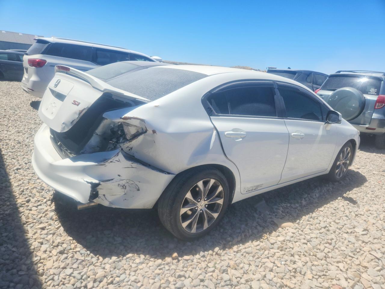 2012 Honda Civic Si White vin: 2HGFB6E52CH705590