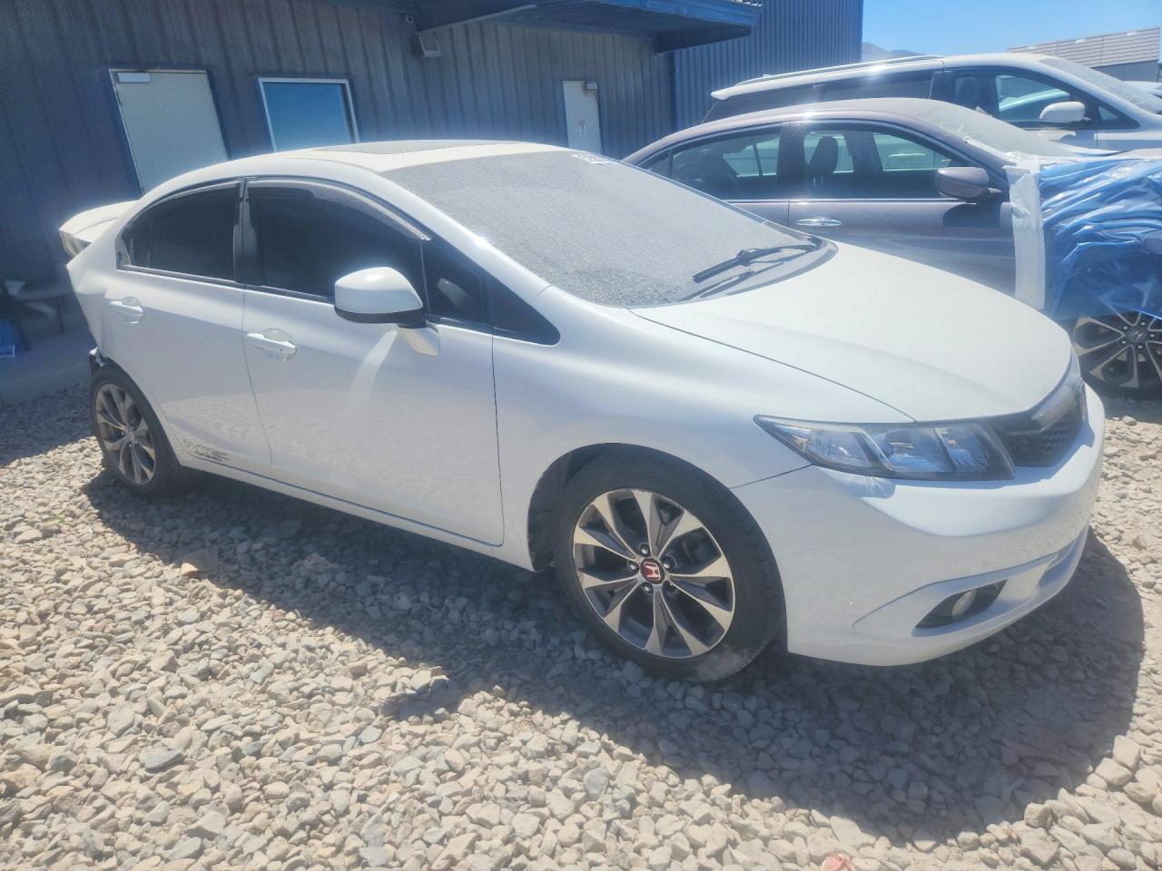 2012 Honda Civic Si White vin: 2HGFB6E52CH705590