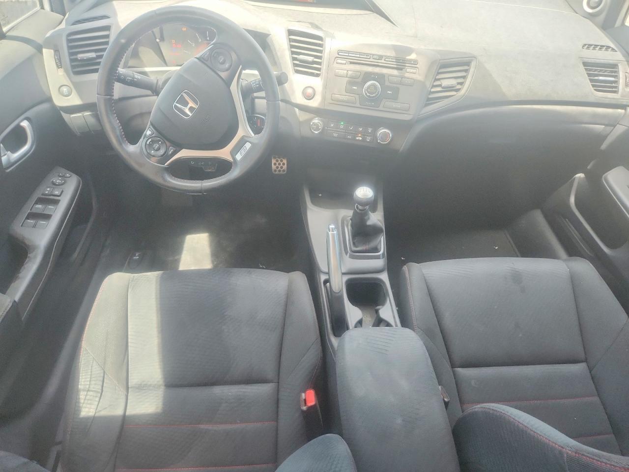 2012 Honda Civic Si White vin: 2HGFB6E52CH705590