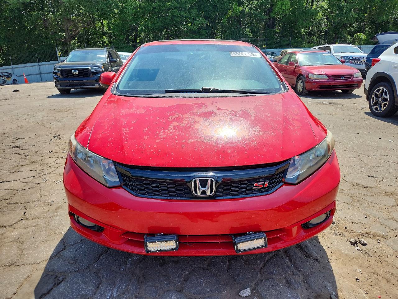2012 Honda Civic Red vin: 2HGFB6E52CH706528