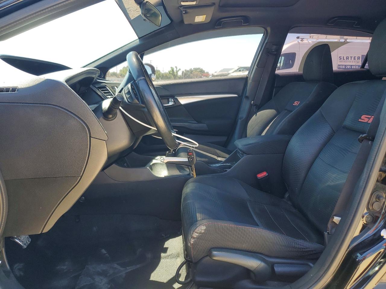 2013 Honda Civic Si Black vin: 2HGFB6E52DH700780