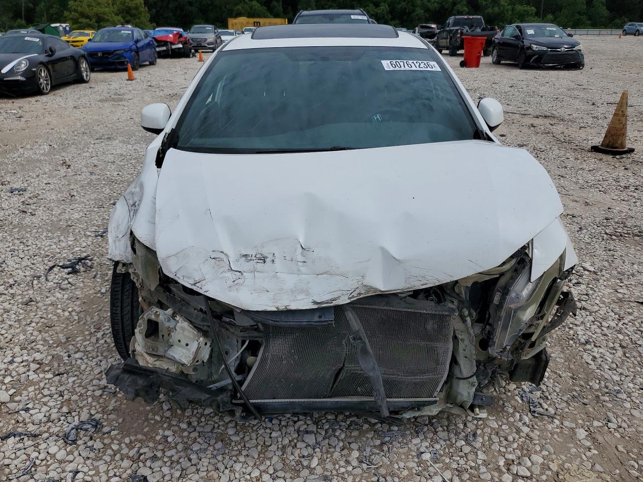 2013 Honda Civic Si White vin: 2HGFB6E52DH702349