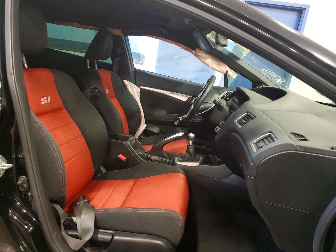 2014 Honda Civic Si Black vin: 2HGFB6E52EH700067
