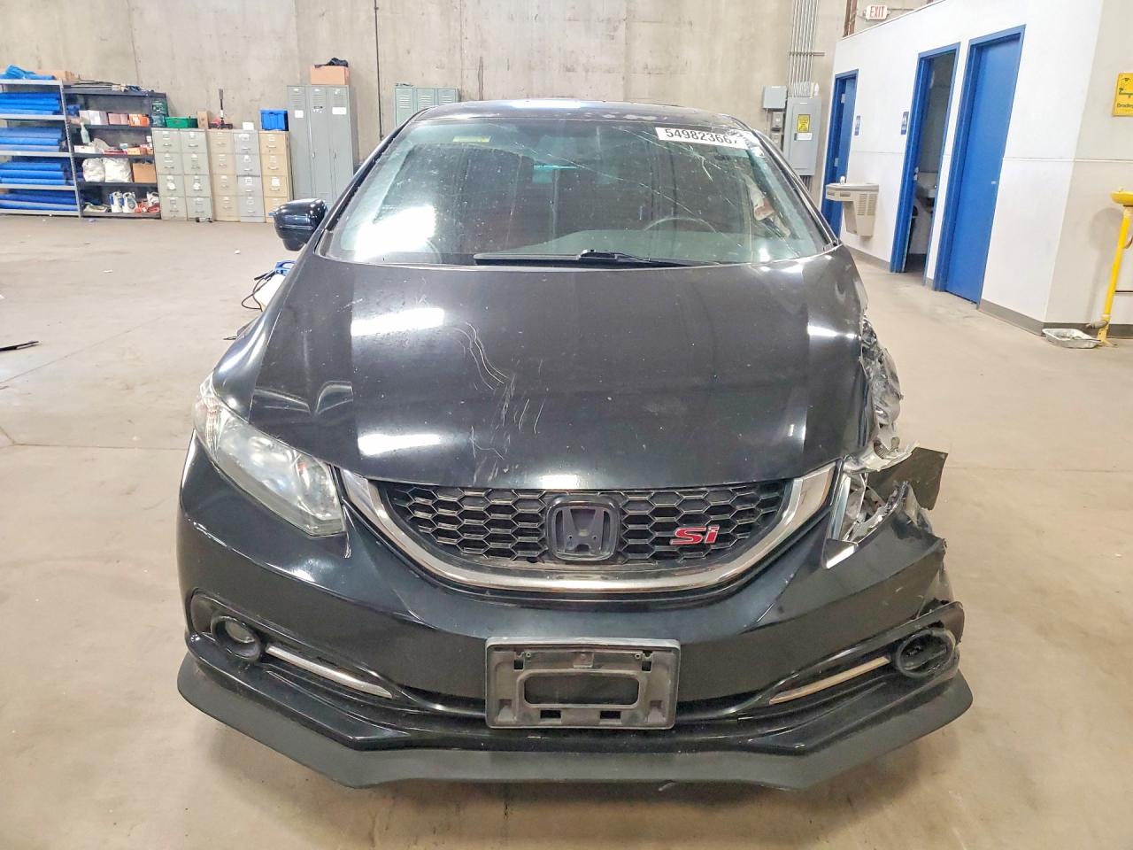 2014 Honda Civic Si Black vin: 2HGFB6E52EH700067