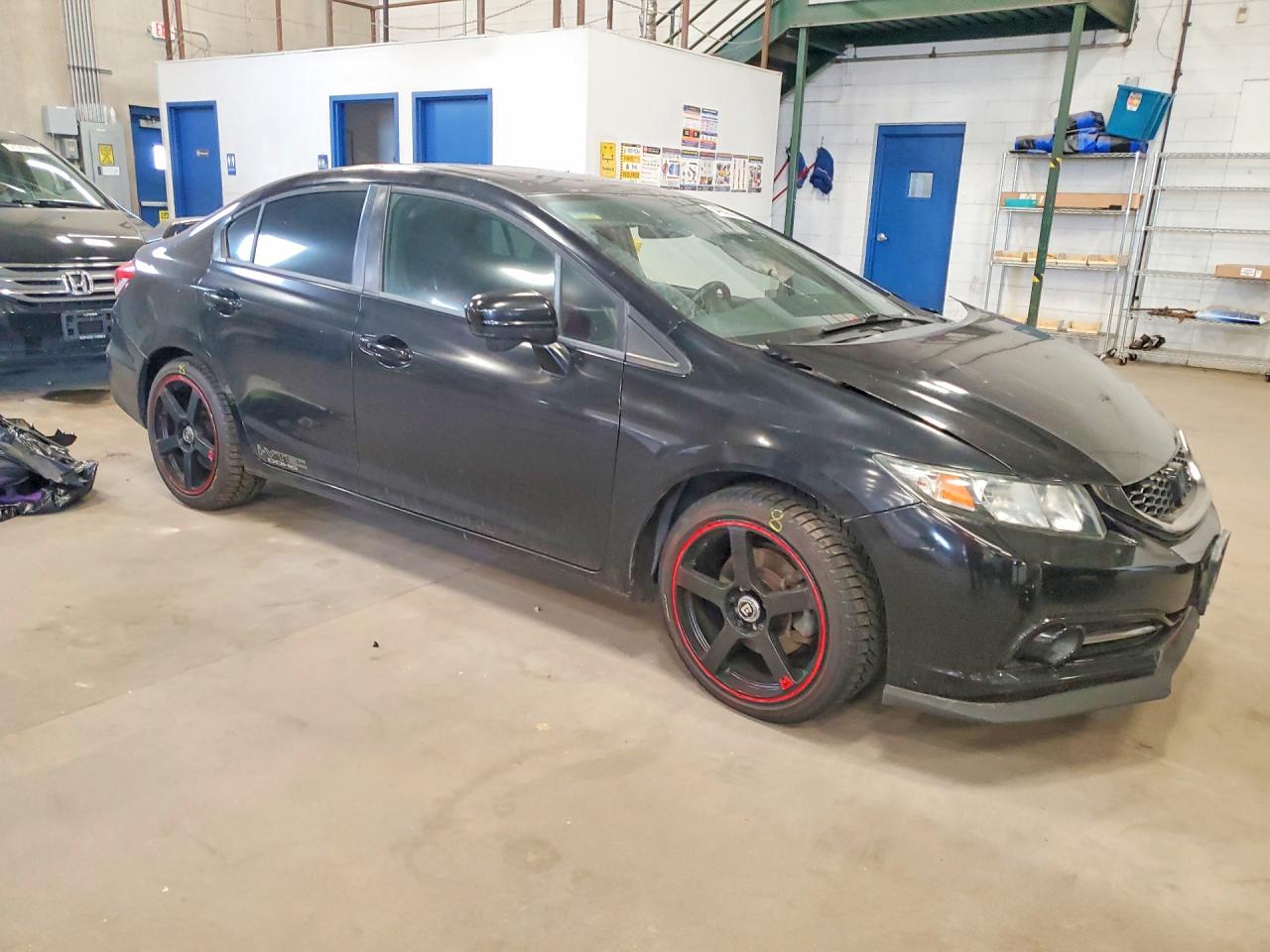 2014 Honda Civic Si Black vin: 2HGFB6E52EH700067