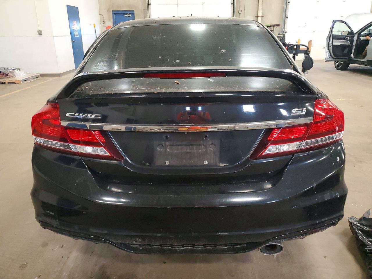 2014 Honda Civic Si Black vin: 2HGFB6E52EH700067