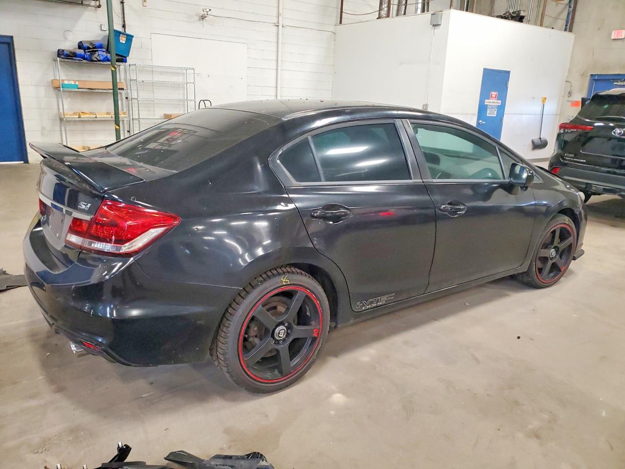 2014 Honda Civic Si Black vin: 2HGFB6E52EH700067