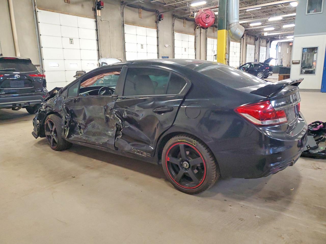 2014 Honda Civic Si Black vin: 2HGFB6E52EH700067