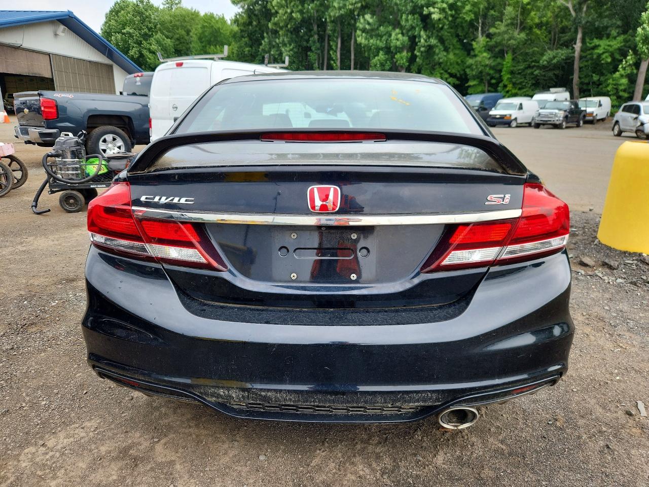2014 Honda Civic Si Black vin: 2HGFB6E52EH701428