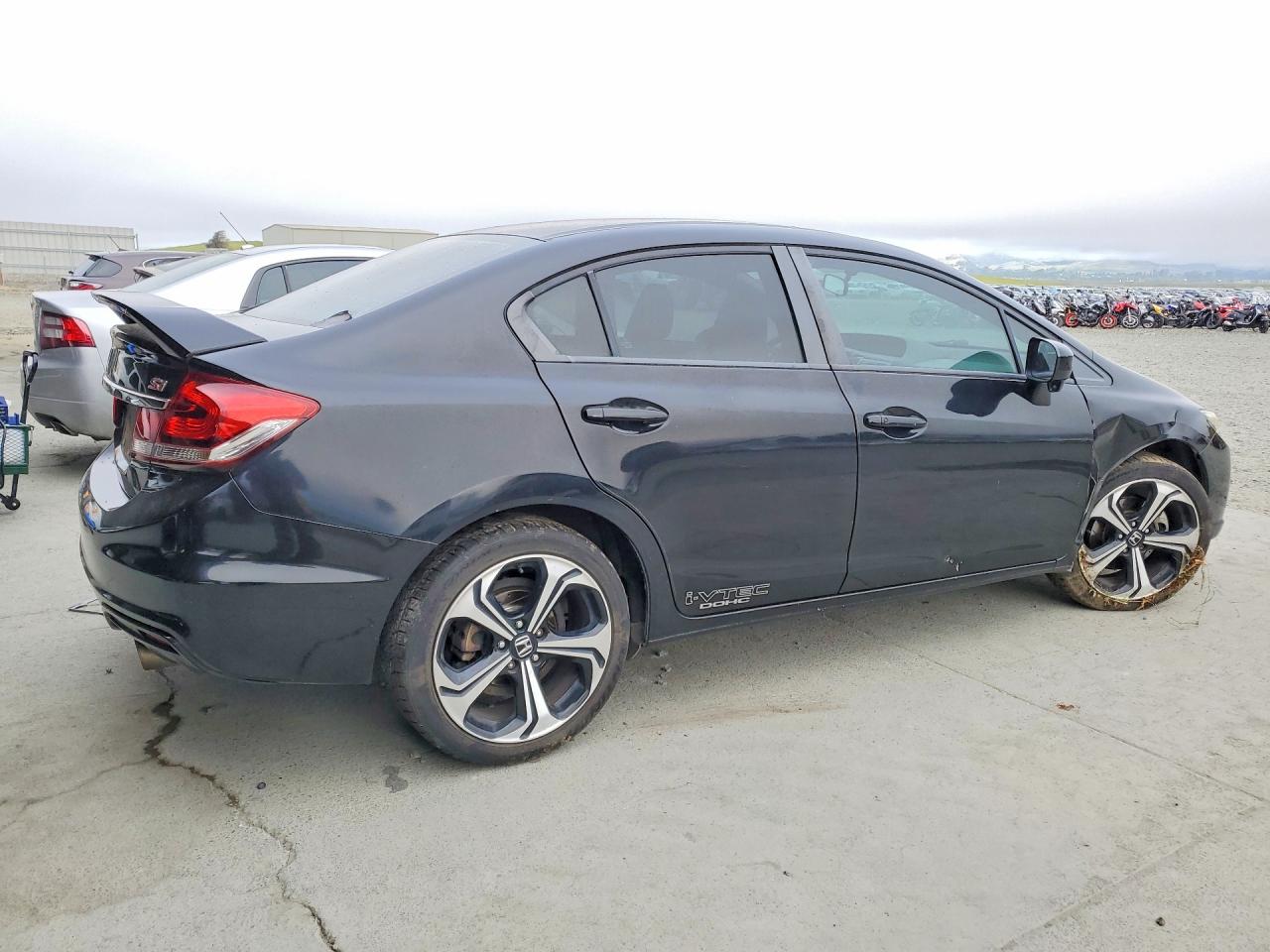 2014 Honda Civic Si Black vin: 2HGFB6E52EH702384