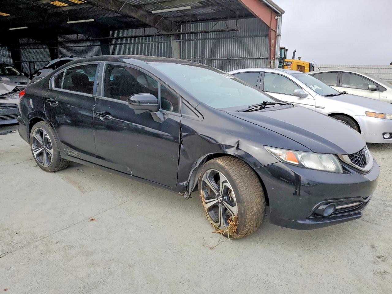 2014 Honda Civic Si Black vin: 2HGFB6E52EH702384