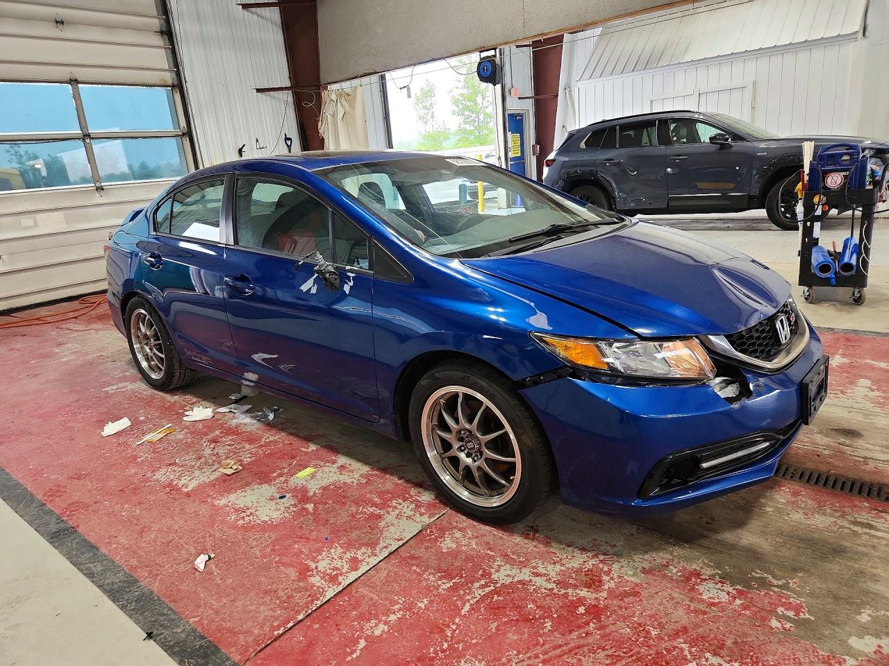 2014 Honda Civic Si Blue vin: 2HGFB6E52EH704751