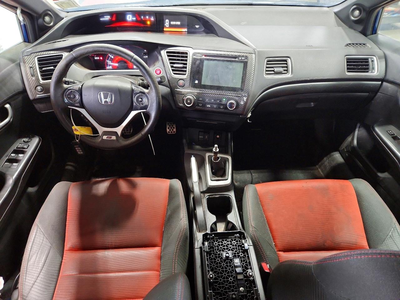2014 Honda Civic Si Blue vin: 2HGFB6E52EH704751