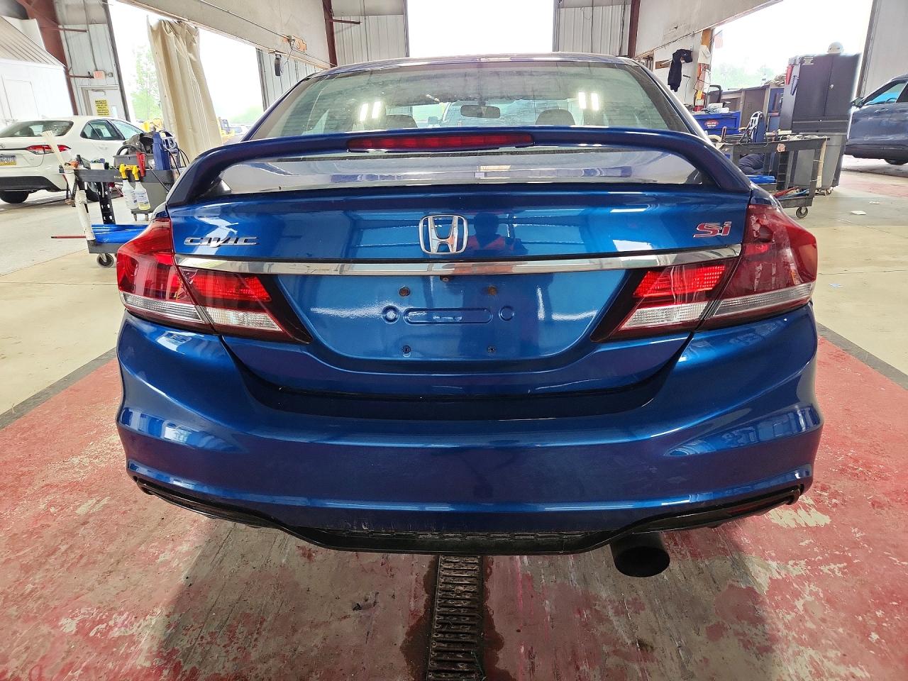 2014 Honda Civic Si Blue vin: 2HGFB6E52EH704751