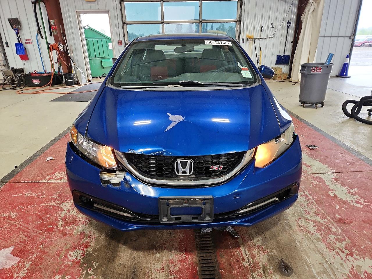 2014 Honda Civic Si Blue vin: 2HGFB6E52EH704751