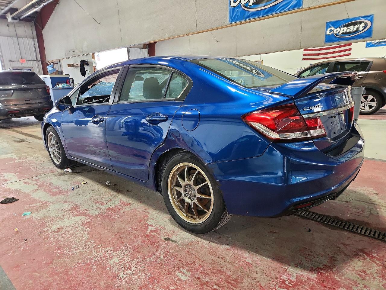 2014 Honda Civic Si Blue vin: 2HGFB6E52EH704751