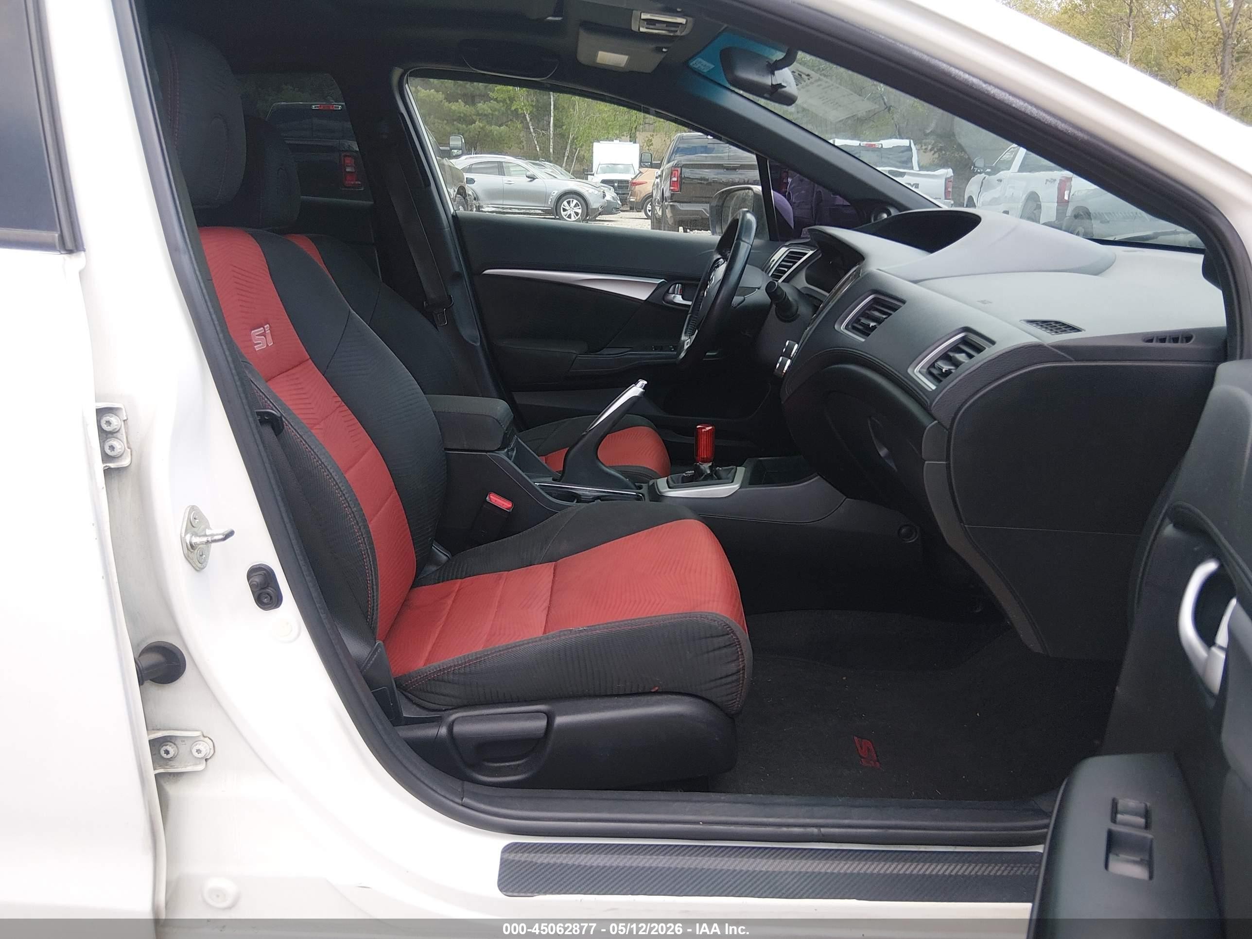 2015 Honda Civic Si Белый vin: 2HGFB6E52FH705240