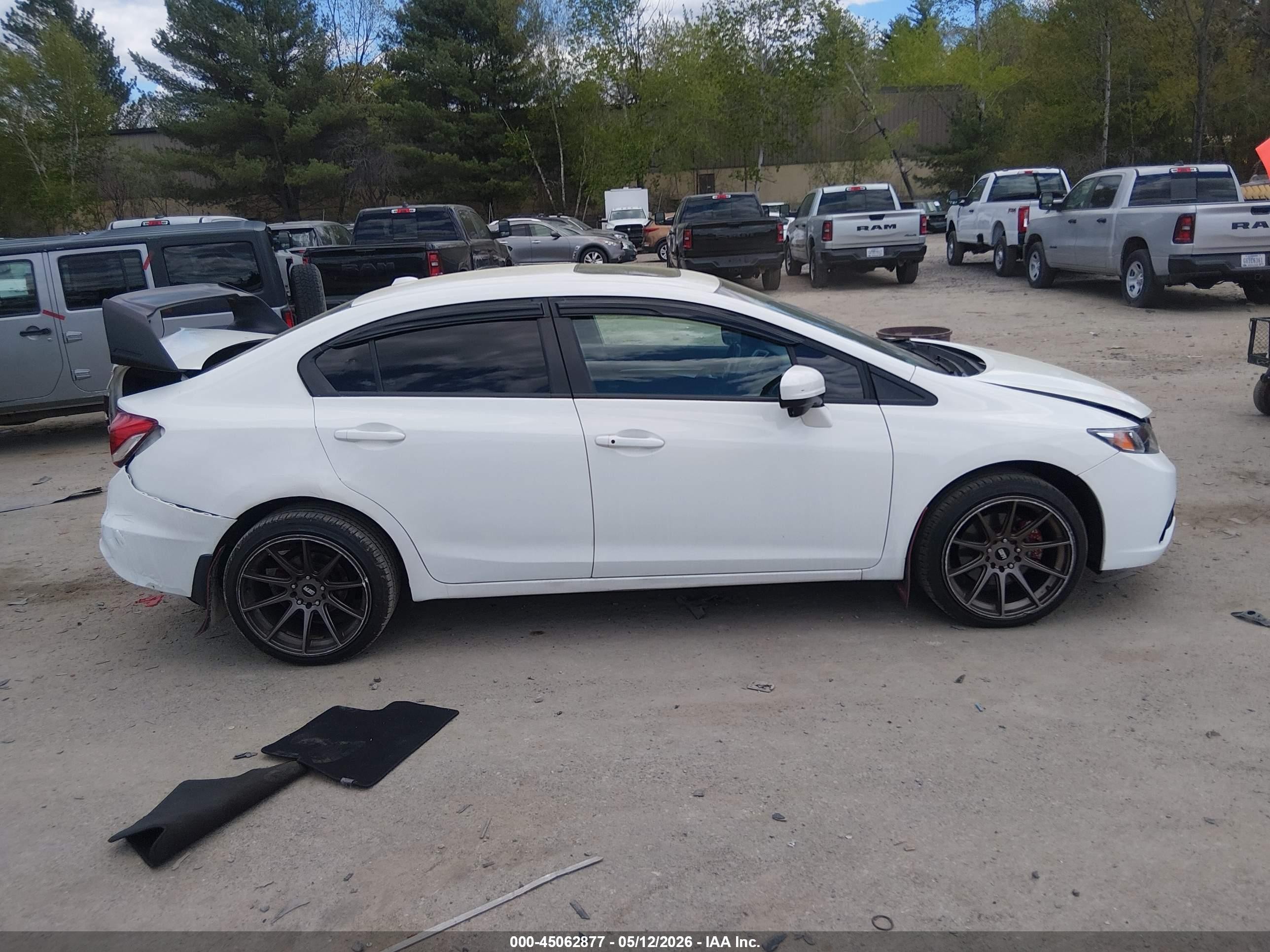 2015 Honda Civic Si Белый vin: 2HGFB6E52FH705240