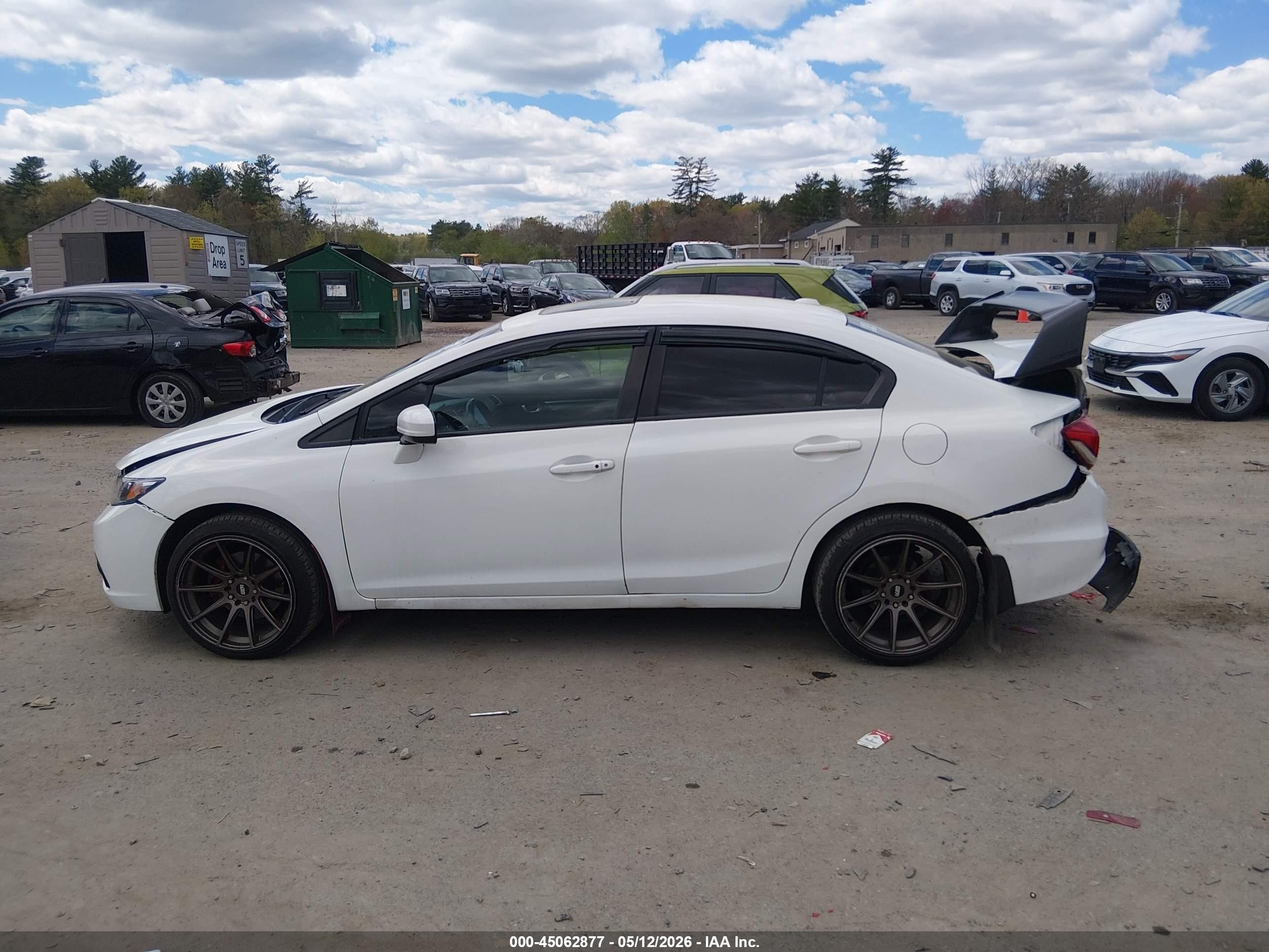 2015 Honda Civic Si Белый vin: 2HGFB6E52FH705240