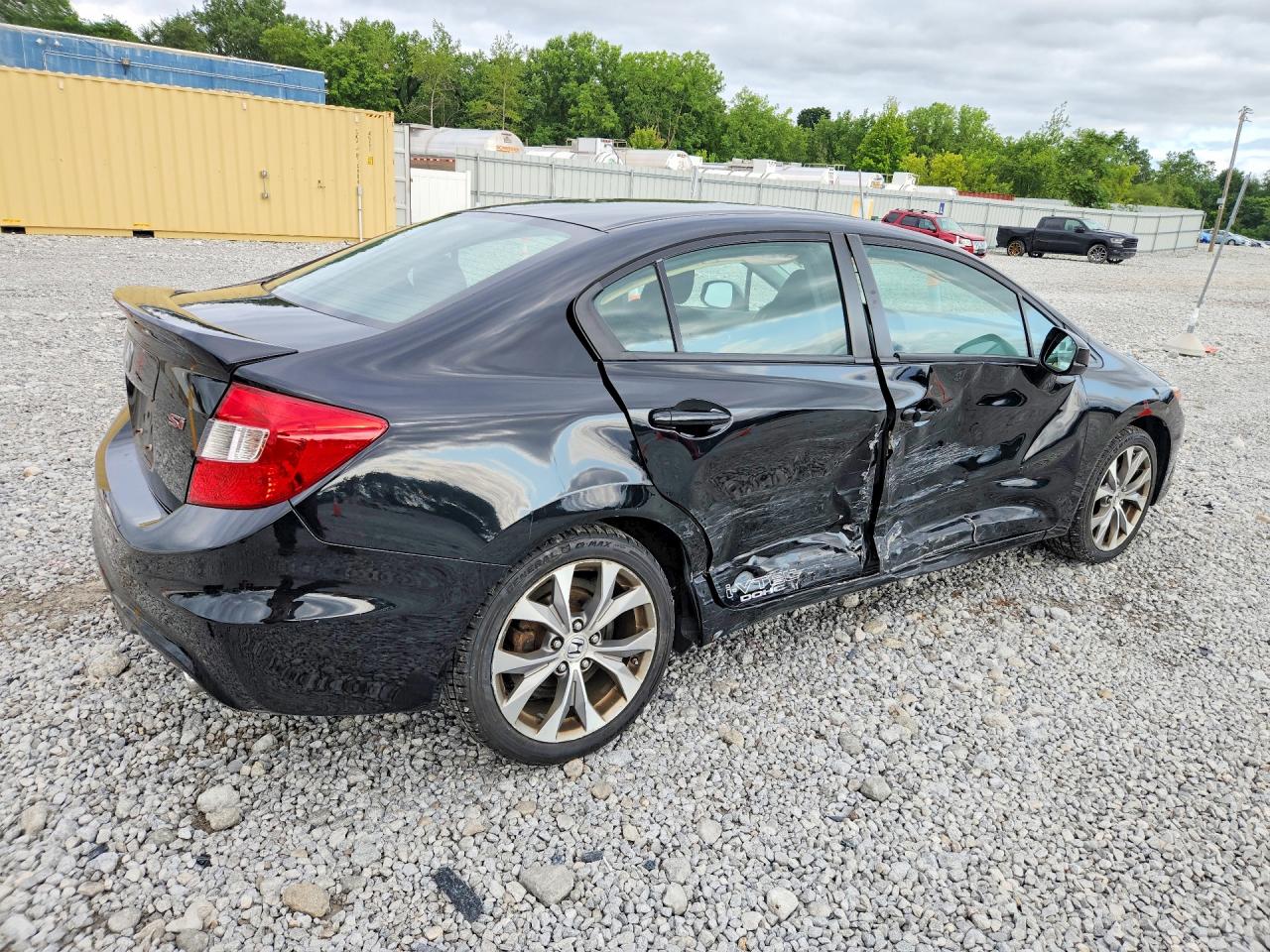 2012 Honda Civic Si Black vin: 2HGFB6E53CH702505