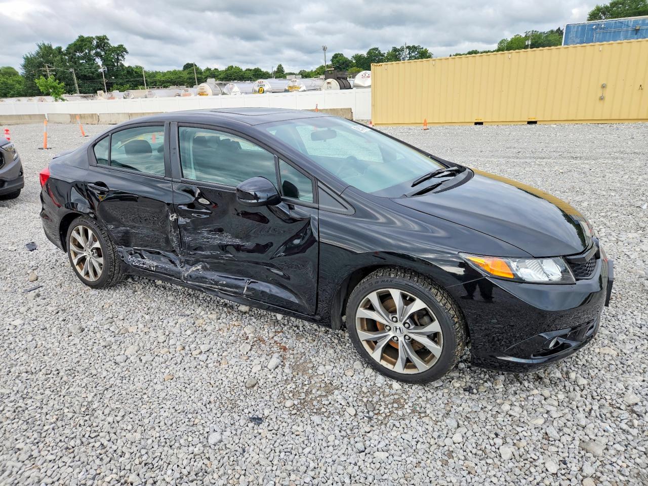 2012 Honda Civic Si Black vin: 2HGFB6E53CH702505