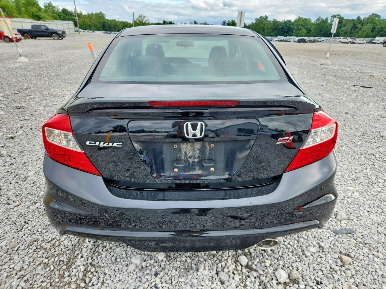 2012 Honda Civic Si Black vin: 2HGFB6E53CH702505